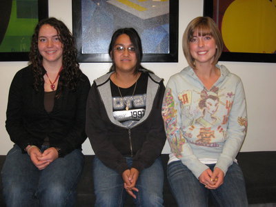 Image: Juniors: Lauren Nel, Maribel Rodriguez, and Keri Hanson