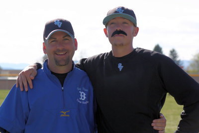 Image: Bagley and Godfrey — Head Coach Bagley and Cole Godfrey in disguise.
