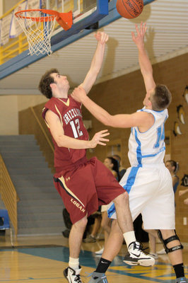 Image: Don Corbell (#14) with 2-point attempt