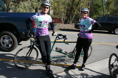 Image: Tandem couple — Ben and Jen Green have been riding a tandem bike for four years. “We ride as much as we can,” said the Green’s. “At least 3,000 miles a year.”