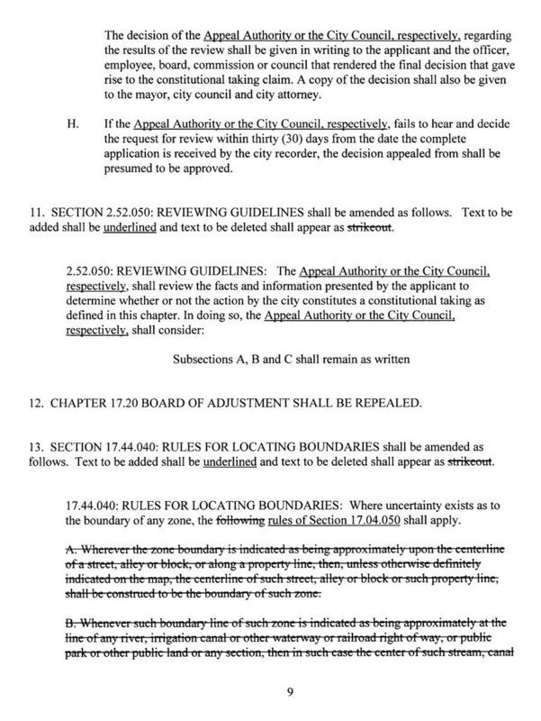 Image: Appeal Authority draft page 9