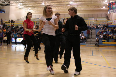 Image: Swing club — Half-time entertainment was the swing club at Sky View